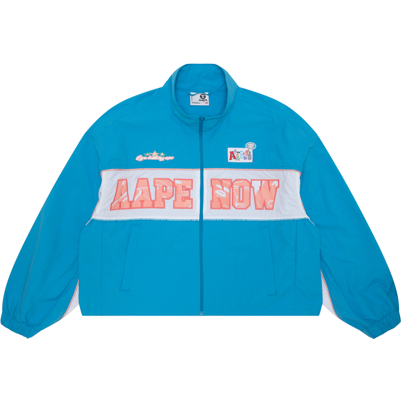 Shop (W) AAPE 에이프 페이스 배지 집업 자켓. AAPLJW7647XXM