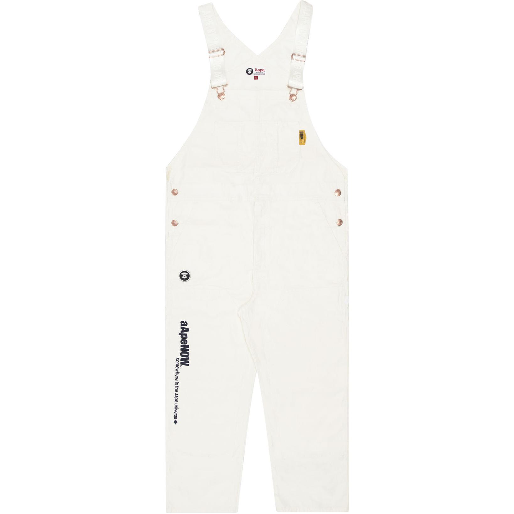 Order (W) Aape 字母刺绣休闲连体裤 米色. AAPPTM6758XXG-IVX