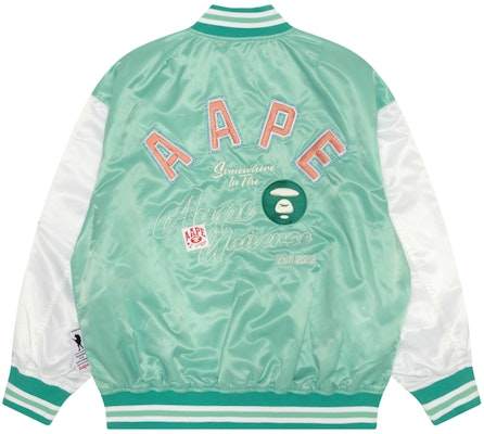 (W) 아페 루즈핏 스타 에이프 자수 자켓 민트 그린 AAPLJW7648XAM Lookbook (W) 아페 루즈핏 스타 에이프 자수 자켓 민트 그린 AAPLJW7648XAM