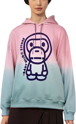 (W) 에이프 핑크 그라데이션 후드티 카툰 그래픽 디자인. 0MXSWW3031XXL Details for (W) 에이프 핑크 그라데이션 후드티 카툰 그래픽 디자인. 0MXSWW3031XXL