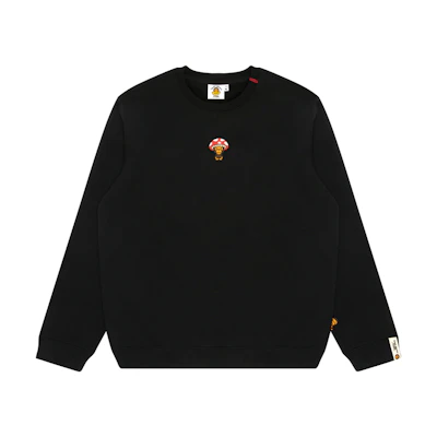 (Women) AAPE BABY MILO Graphic Crewneck Loose Fit Sweatshirt 0MXSWW3037XXN
