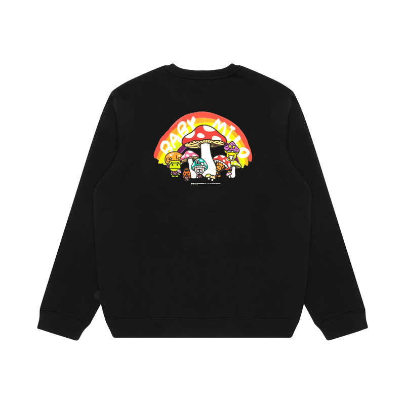 Purchase (W) AAPE BABY MILO 圖案寬鬆版型圓領長袖上衣 0MXSWW3037XXN