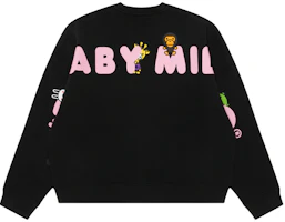 (Women) AAPE Cartoon Print Pullover Crewneck Sweatshirt 0MXSWW3029XXL (Women) AAPE Cartoon Print Pullover Crewneck Sweatshirt 0MXSWW3029XXL