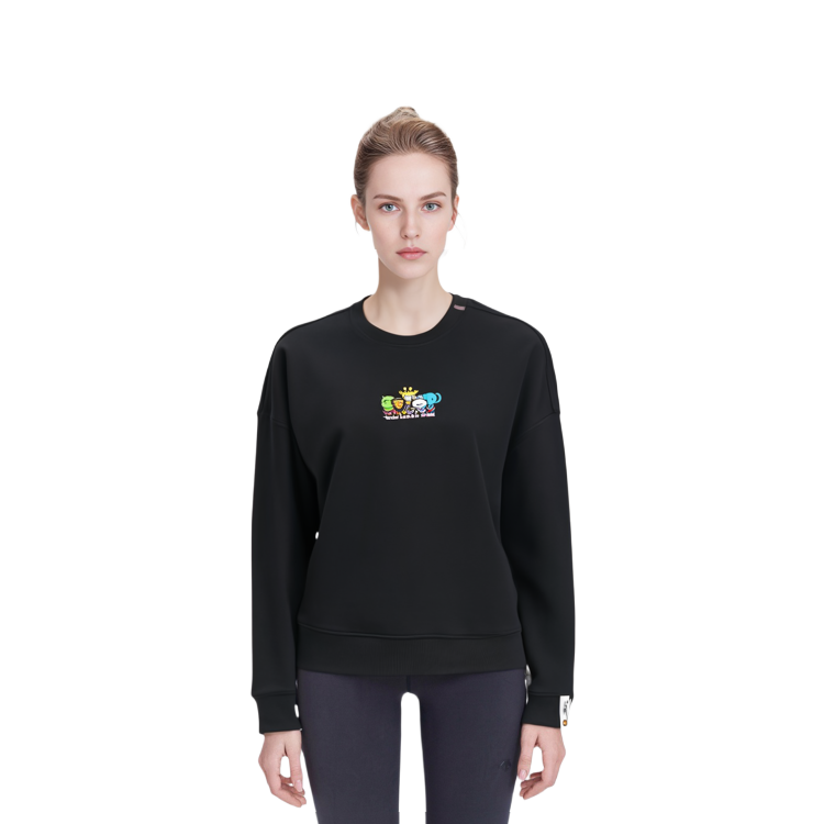 Cheap (Women) AAPE Cartoon Print Pullover Crewneck Sweatshirt 0MXSWW3029XXL