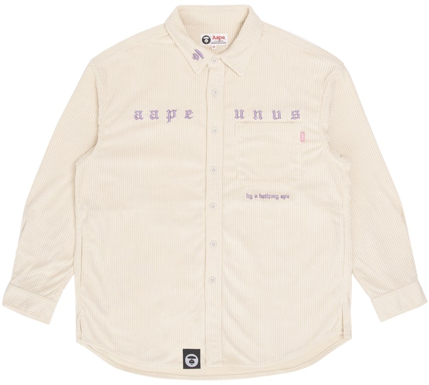 women-aape-fw-22-loose-fit-long-sleeve-shirt-with-suede-letters-and-ape-face-embroidery-aapstw-8429-xxj