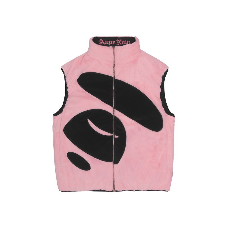 (Women) Aape FW22  Reversible Ape Graphic Long Puffer Vest. AAPDNW7562XXJ 圖 4