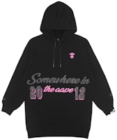 (Women) AAPE FW22 Cartoon Letter Print Drawstring Hoodie Black. AAPDSW8419XXJ (Women) AAPE FW22 Cartoon Letter Print Drawstring Hoodie Black. AAPDSW8419XXJ