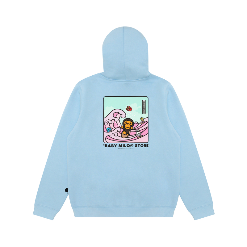 Lookbook (Women) AAPE FW23 Casual Cartoon Graphic Pullover Hoodie 0MXSWW3033XXL