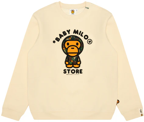 (Women) AAPE FW24 Pullover Sweatshirt with Cartoon Graphic Print 0MXSWW3034XXN Order (Women) AAPE FW24 Pullover Sweatshirt with Cartoon Graphic Print 0MXSWW3034XXN