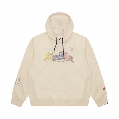(Women) Aape Gradient Letter Print Hoodie Brown (). AAPSWWB389XAN