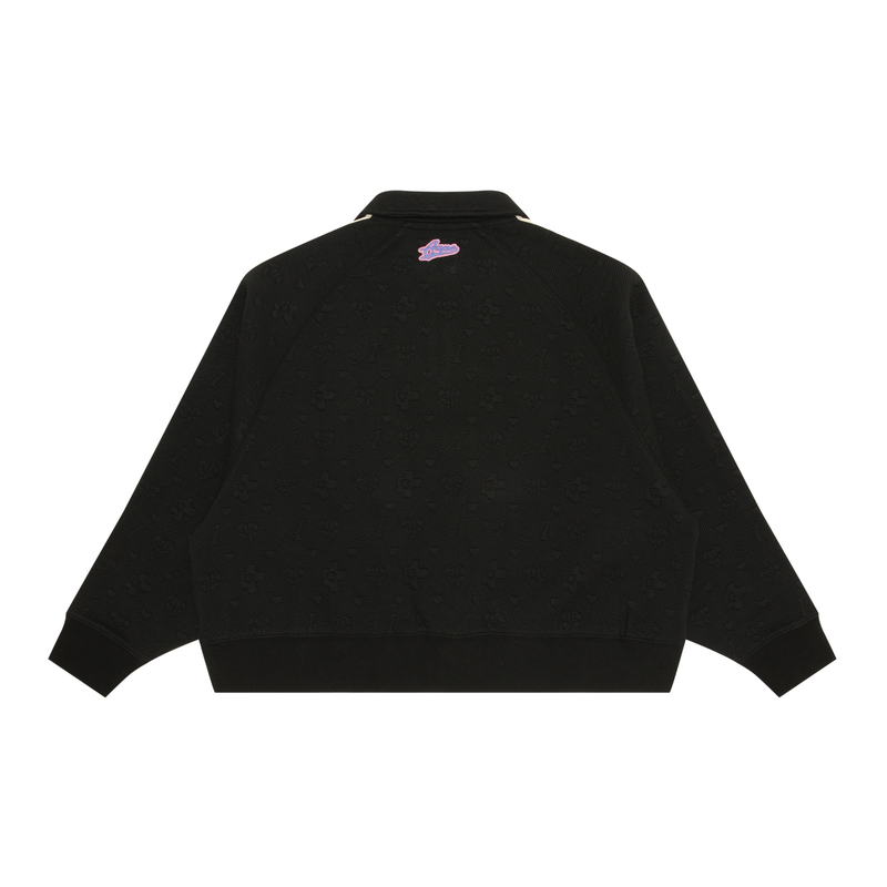 Lookbook (W) 아페 하트 원숭이 자수 루즈핏 캐주얼 스웨트셔츠. AAPSWWB392XXN