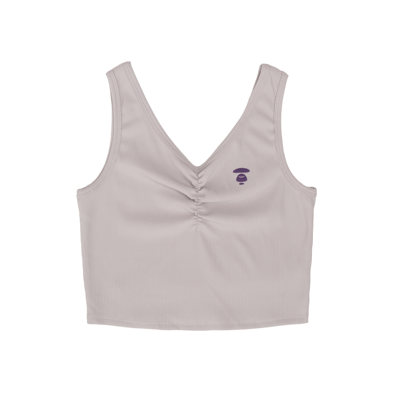 (Women) AAPE Slim Fit Embroidered Ape Face Tank Top AAPTKW1304XXK