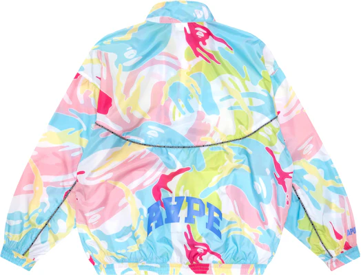 (Women) Aape SS22 Camo Zip Windbreaker with Ape Badge Design. AAPLJW7507XXI Purchase (Women) Aape SS22 Camo Zip Windbreaker with Ape Badge Design. AAPLJW7507XXI