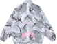 Sizing (Women) Aape SS22 Camo Zip Windbreaker with Ape Badge Design. AAPLJW7507XXI