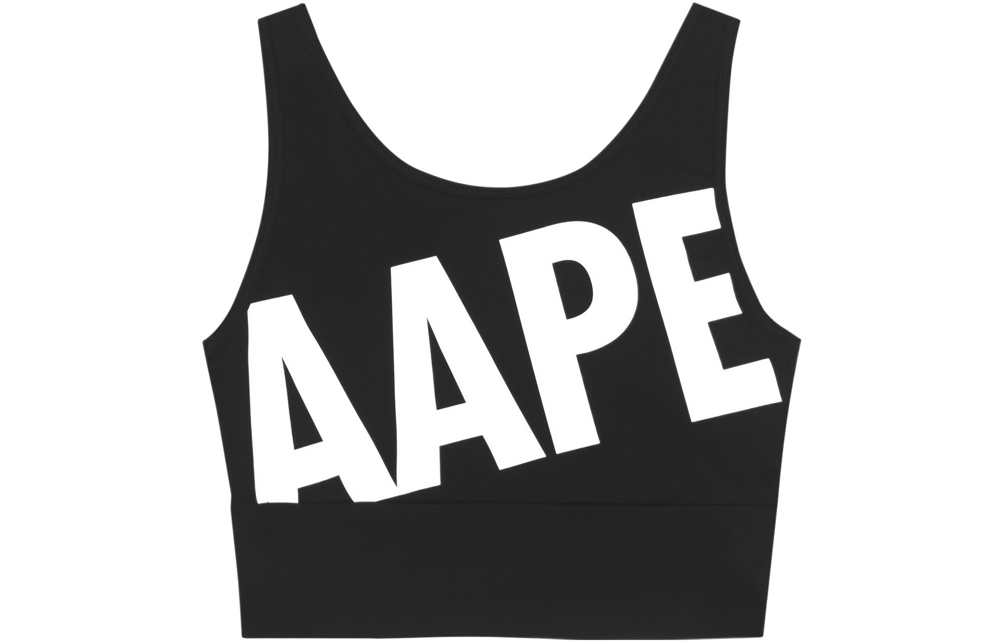 (Women) AAPE SS22 Slim Fit Tank Top with Large Logo Print Women AAPTKW0962XXI