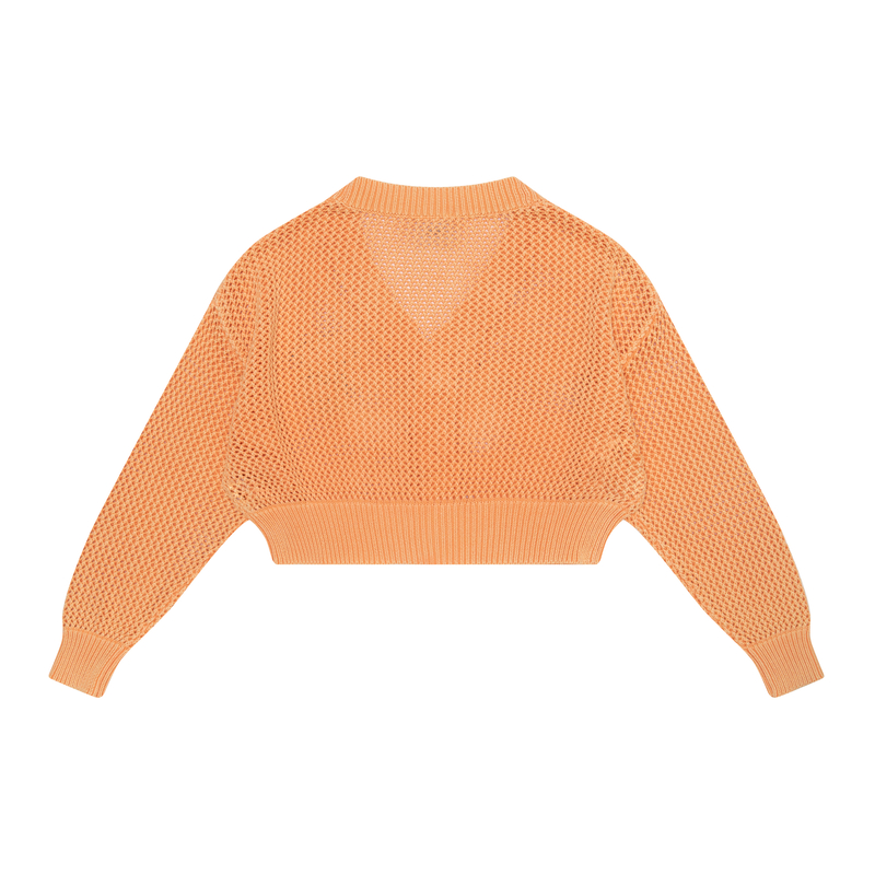 (Women) Aape SS23  Orange Embroidered Knit Cardigan - Ape Face Design. AAPKNW3983XAK 圖 3
