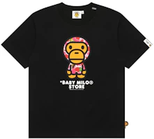 (Women) AAPE SS26 Baby Milo Cartoon Graphic Print Short Sleeve T-Shirt 0MXTEW0450XXQ (Women) AAPE SS26 Baby Milo Cartoon Graphic Print Short Sleeve T-Shirt 0MXTEW0450XXQ