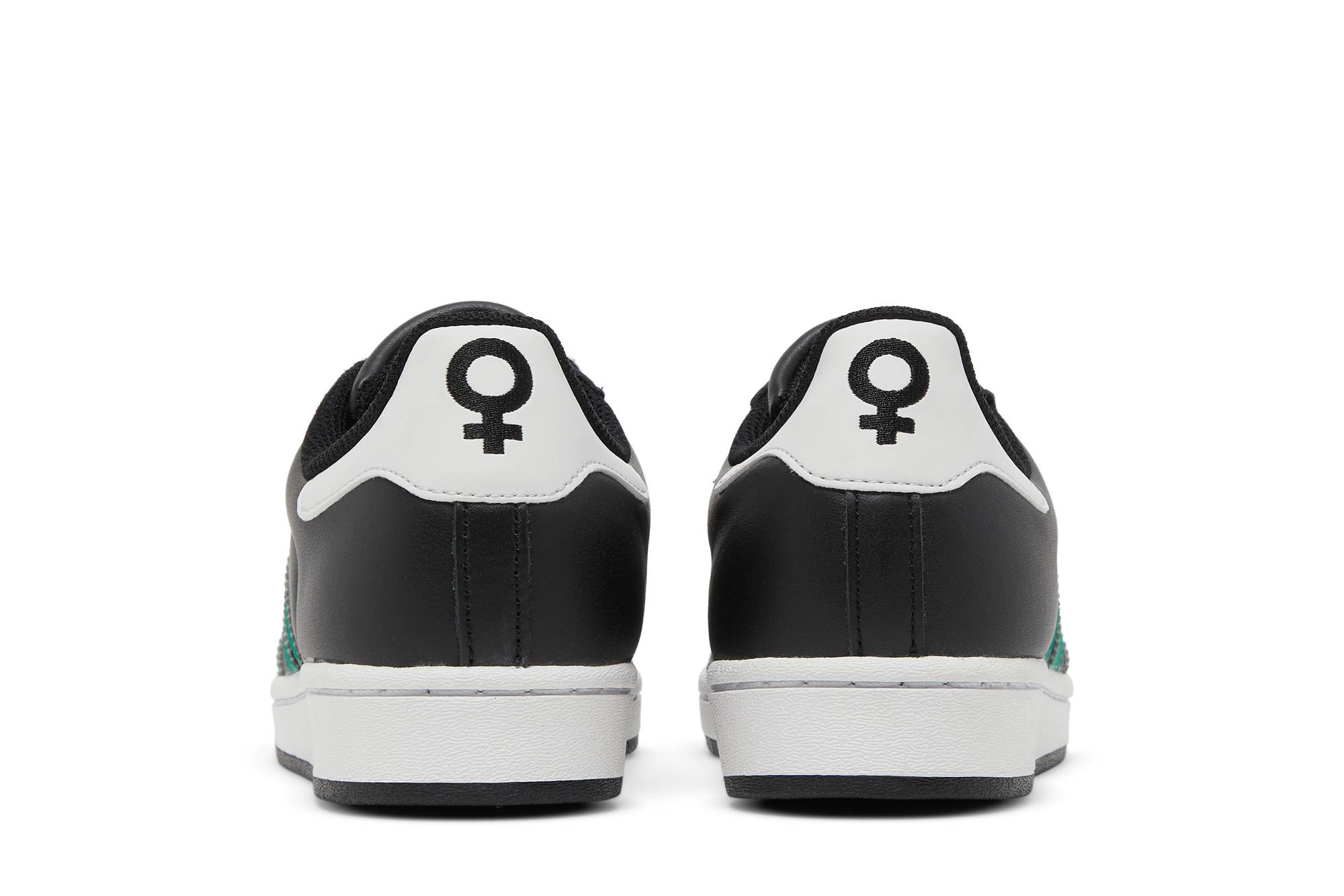 Details for (Women) Abby Dahlkemper x adidas Superstar 'Black Green White' GV8825