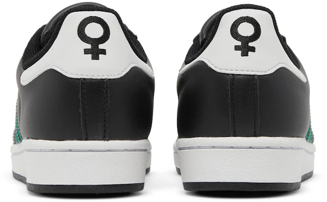 (Women) Abby Dahlkemper x adidas Superstar 'Black Green White' GV8825 Details for (Women) Abby Dahlkemper x adidas Superstar 'Black Green White' GV8825