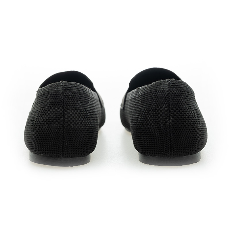 Lookbook (W) ABC Select 編織休閒懶人鞋 黑色 純色帆布鞋 A460302009