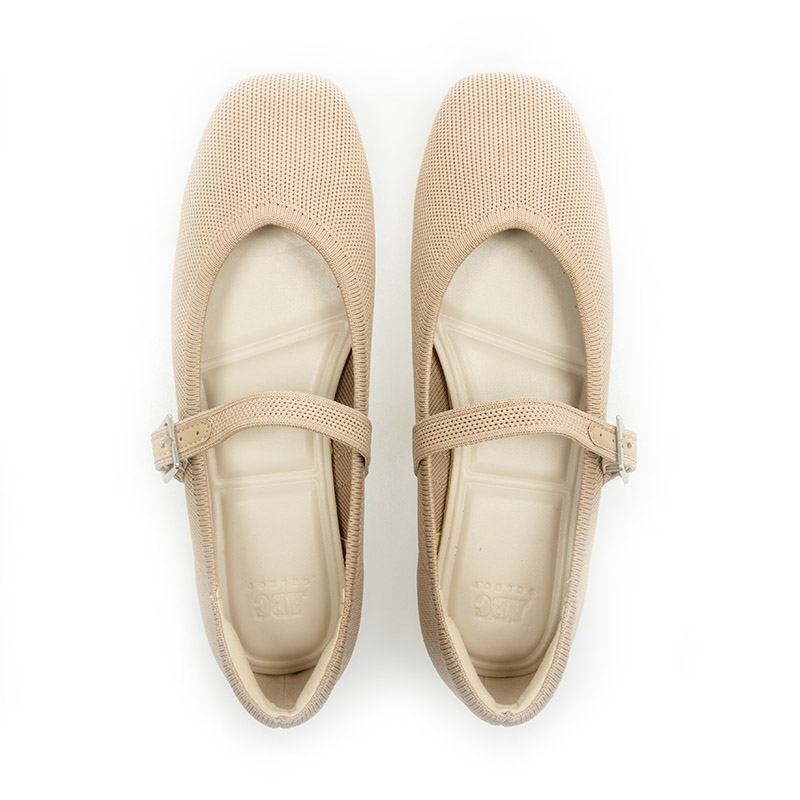 Sizing (W) Zapatillas Mary Jane Knit ABC Select 1 Tono Bronceado. A460302008