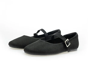 Order (W) ABC Select Mary Jane 1 Knit Kasut Hitam Plain Ramen Noodles A460302007