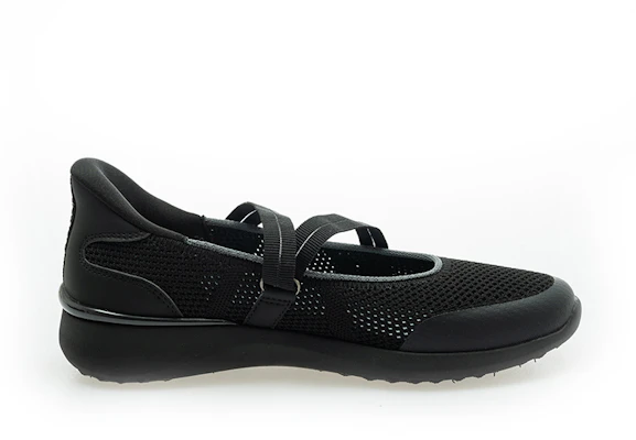 (Women) Abc Select QS Mary Jane Sneakers Plain black noodles A460304003 Shop (Women) Abc Select QS Mary Jane Sneakers Plain black noodles A460304003