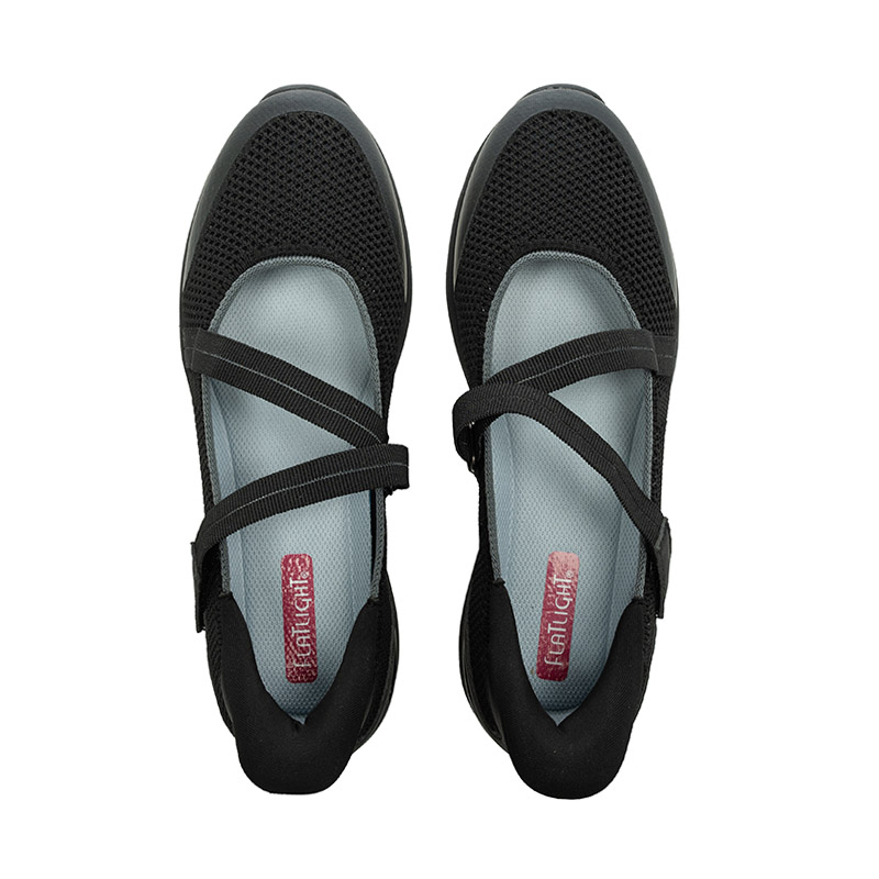 Sizing (Women) Abc Select QS Mary Jane Sneakers Plain black noodles A460304003