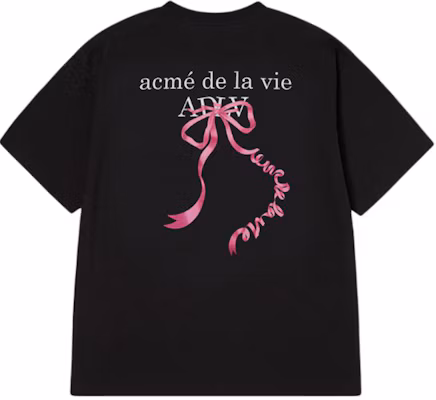 (Women) Acmé De La Vie ACME DE LA VIE ADLV Comfy Solid Letter Soft Regular Fit T-Shirt 25SS-TP-SS-EX-RIW-BLK Buy (Women) Acmé De La Vie ACME DE LA VIE ADLV Comfy Solid Letter Soft Regular Fit T-Shirt 25SS-TP-SS-EX-RIW-BLK
