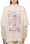 Lookbook (Women) Acne Studios 2024 FW Distressed Layered Look Sheer Graphic T-Shirt Faded Gray Women. AL0421-DJO