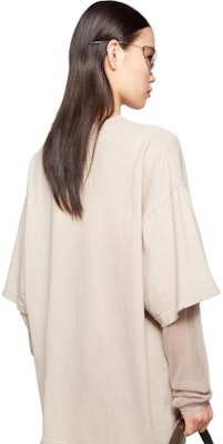 (Women) Acne Studios 2024 FW Distressed Layered Look Sheer Graphic T-Shirt Faded Gray Women. AL0421-DJO Shop (Women) Acne Studios 2024 FW Distressed Layered Look Sheer Graphic T-Shirt Faded Gray Women. AL0421-DJO