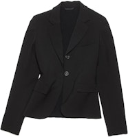 (Women) Acne Studios Black Single-Breasted Jacket with Pocket. AH0271-900 (Women) Acne Studios Black Single-Breasted Jacket with Pocket. AH0271-900