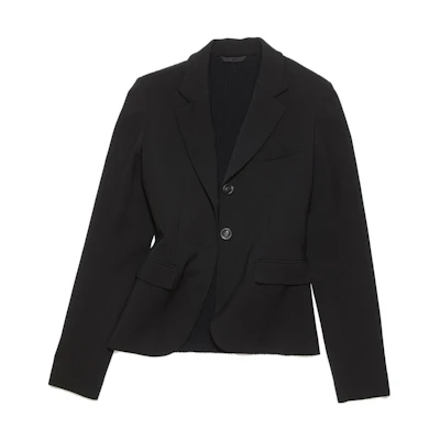 (Women) Acne Studios Black Single-Breasted Jacket with Pocket. AH0271-900