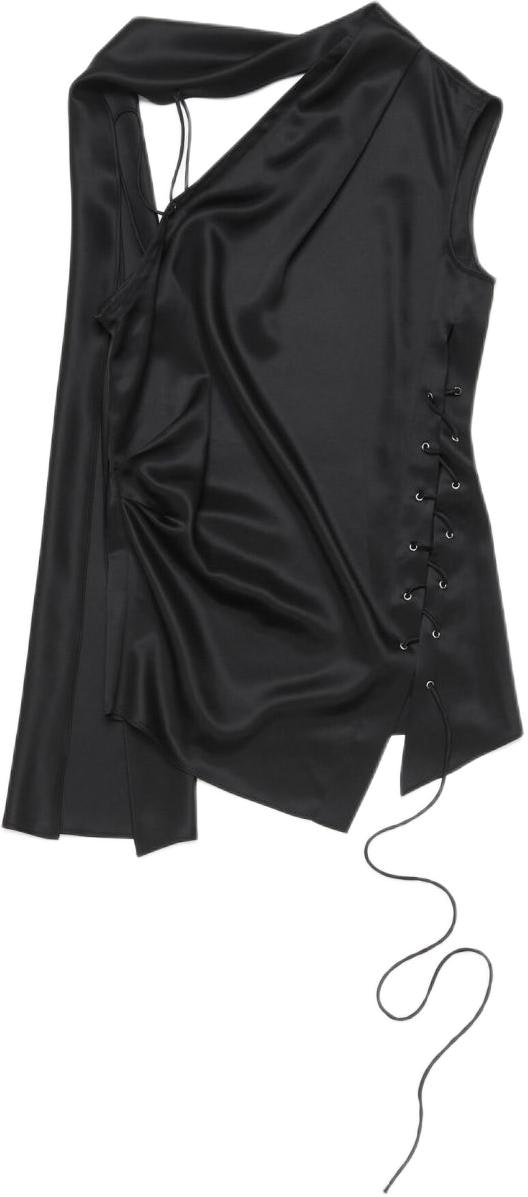 women-acne-studios-black-sleeveless-wrap-shirt-with-strap-and-fringe-ac-0706-900