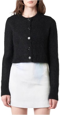 (Women) Acne Studios Black Solid Knit Button-Up Long Sleeve Sweater. A60437-900 Buy (Women) Acne Studios Black Solid Knit Button-Up Long Sleeve Sweater. A60437-900