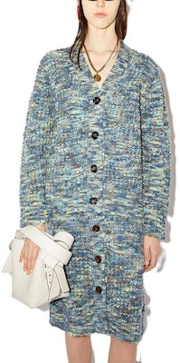 (W) Acne Studios Cárdigan Punto Azul con Botones y Escote en V. A60369-ALD Lookbook (W) Acne Studios Cárdigan Punto Azul con Botones y Escote en V. A60369-ALD
