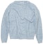 Buy (Women) Acne Studios Blue Mohair Wool Blend Crewneck Knit Sweater Pullover. A60460-AAL