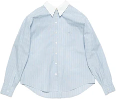Order (W) Acne Studios 蓝色条纹长袖宽松衬衫. AC0663-AF2