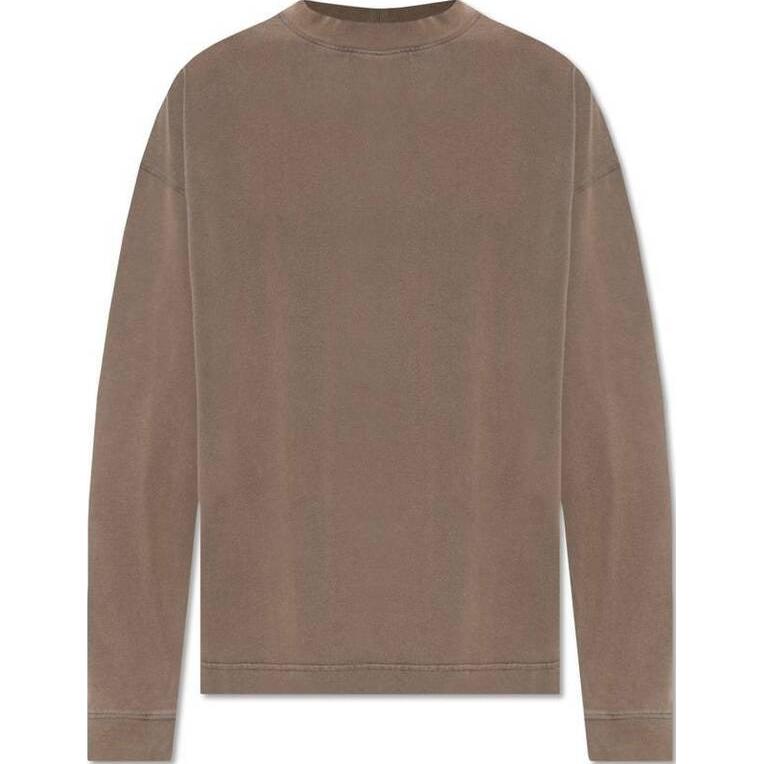 (Women) Acne Studios  Brown Oversized Pullover Crewneck Sweatshirt. CL0220-ADM
