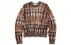 Buy (Women) Acne Studios Brown Vintage Graphic Printed Crewneck Sweater. A60470-BKF