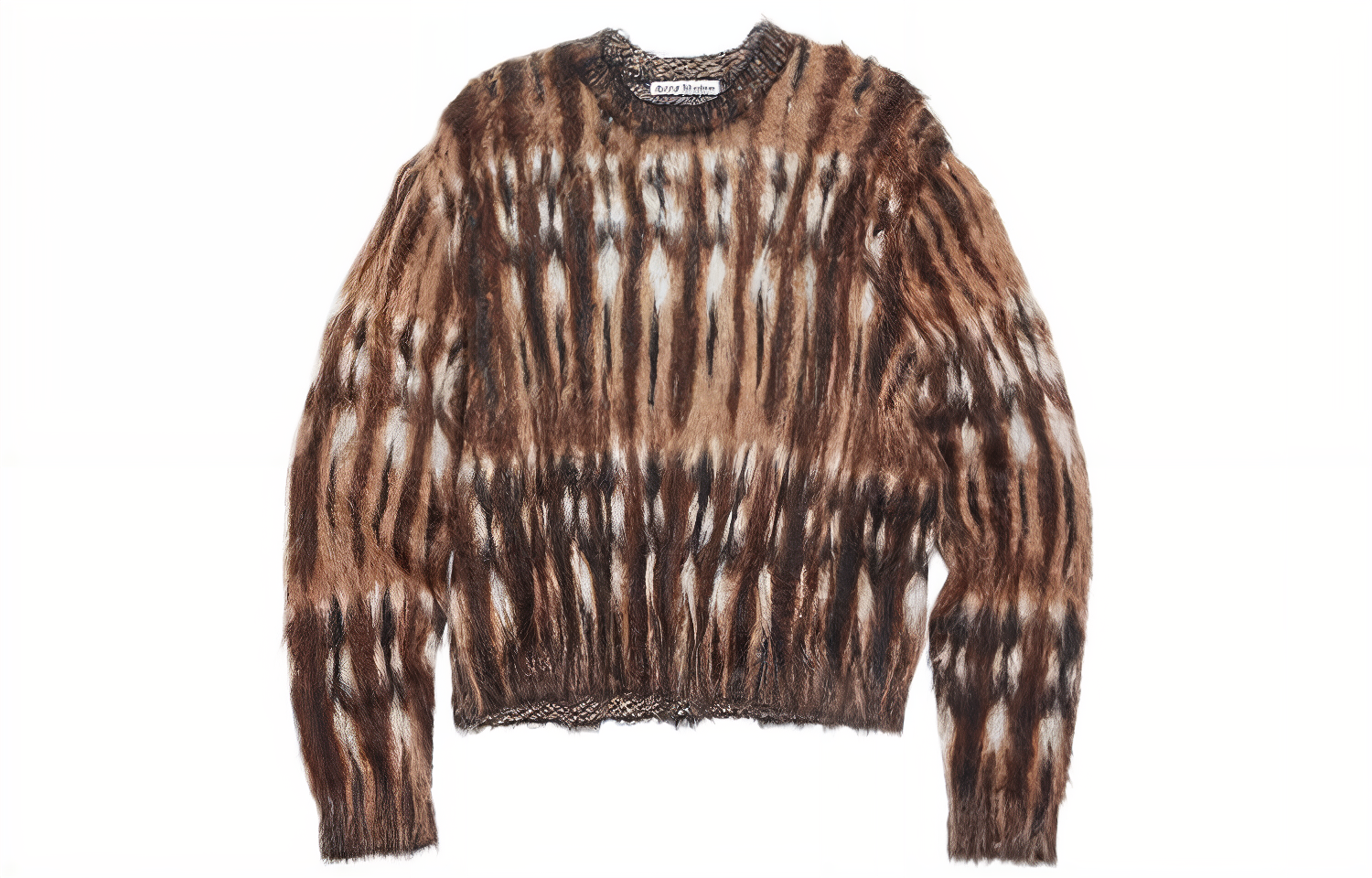 Order (Women) Acne Studios  Brown Vintage Graphic Printed Crewneck Sweater. A60470-BKF
