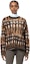 Purchase (Women) Acne Studios Brown Vintage Graphic Printed Crewneck Sweater. A60470-BKF