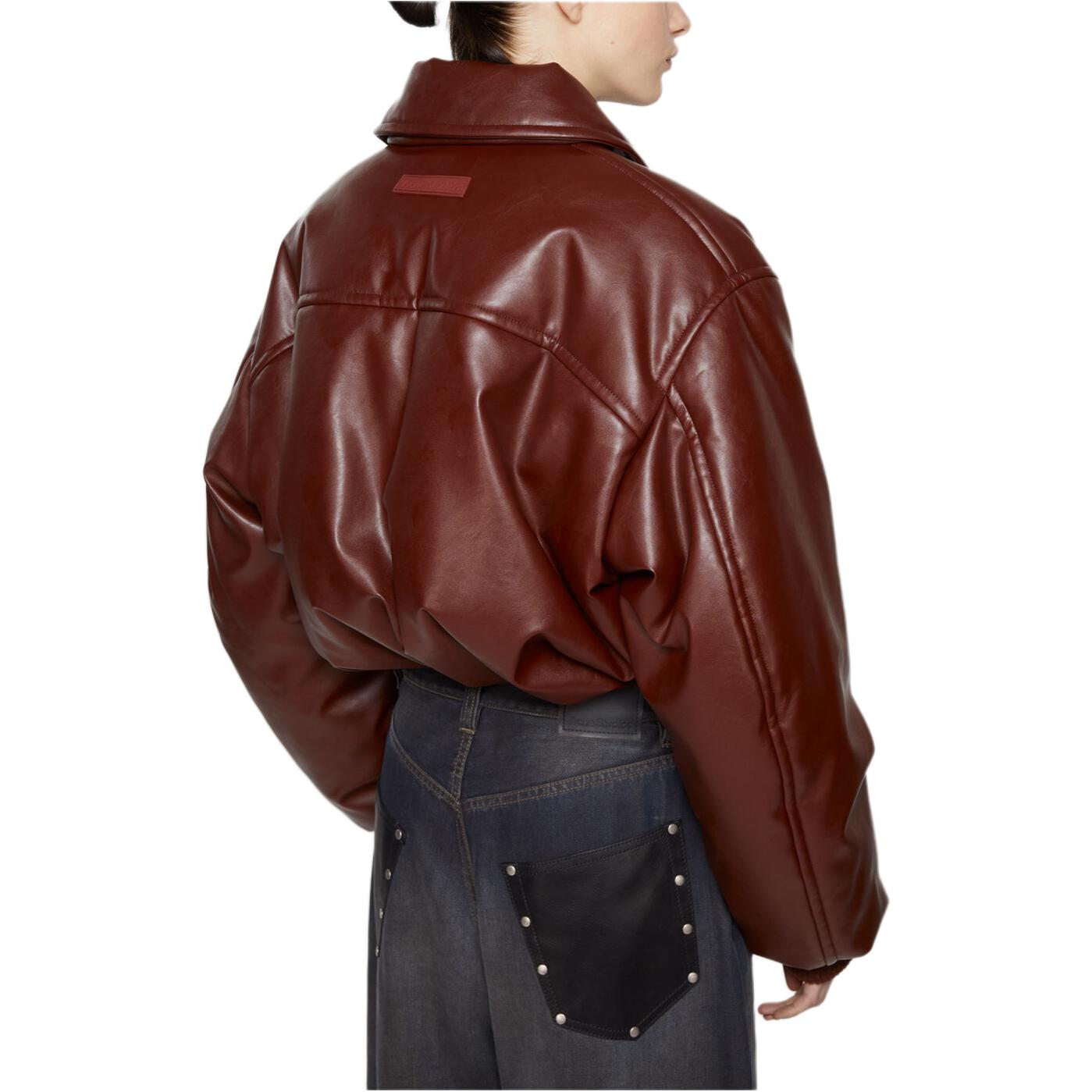 Purchase (W) Acne Studios 酒紅色拉鍊寬鬆風格夾克外套 A90570-BPW