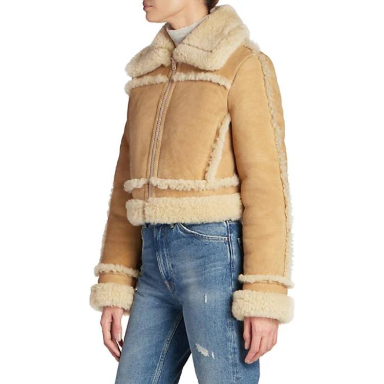 Purchase (W) Chaqueta Acne Studios Zip Contraste Color Caqui. A70114-AEK