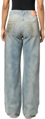 (W) アクネ ストゥディオズ ダメージディテール コットン デニム ジーンズ A00402 Shop (W) アクネ ストゥディオズ ダメージディテール コットン デニム ジーンズ A00402