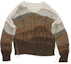 Order (Women) Acne Studios Gradient Striped Mohair Knit Sweater Gray Taupe. A60350-BVP