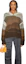 Lookbook (Women) Acne Studios Gradient Striped Mohair Knit Sweater Gray Taupe. A60350-BVP