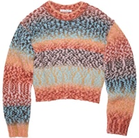 (Women) Acne Studios Gradient Striped Oversized Crewneck Sweater Multicolor. A60452-DIR (Women) Acne Studios Gradient Striped Oversized Crewneck Sweater Multicolor. A60452-DIR
