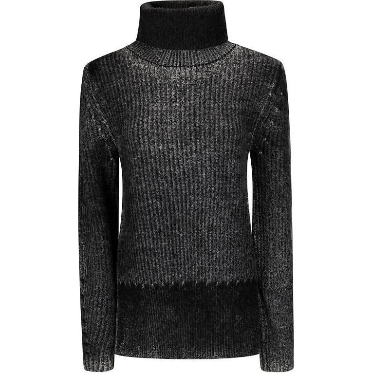 Order (Women) Acne Studios  Grey Solid Turtleneck Slim Fit Pullover Sweater. A60538-AA2