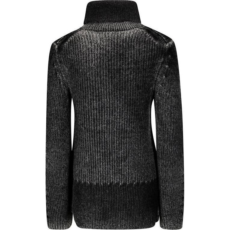 Lookbook (Women) Acne Studios  Grey Solid Turtleneck Slim Fit Pullover Sweater. A60538-AA2